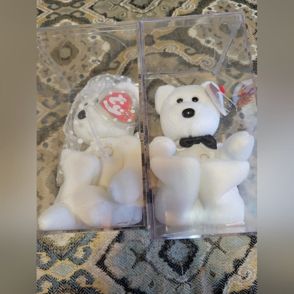 Mr and Mrs beanie baby
